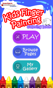 Download Kids Finger Painting Coloring